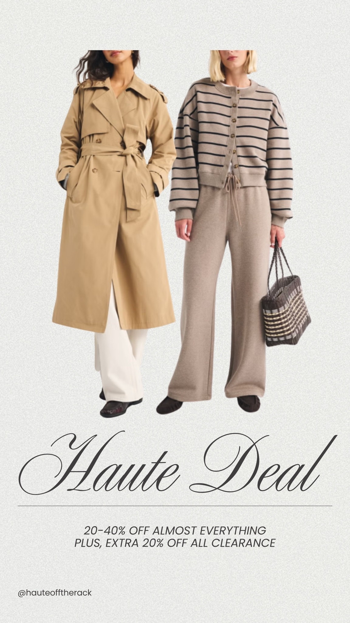20-40% off almost everything
+ EXTRA 20% OFF all clearance 

#sweater #abercrombie #sale #salealert #cardigan #trench #cameltrench #trenchcoat #tantrench #stripesweater

#LTKPetite #LTKSaleAlert