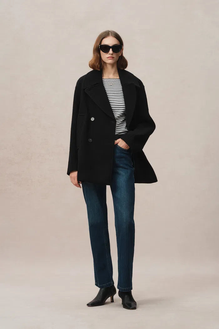 Polly Caban Short Coat in Australian Wool | Fabrique