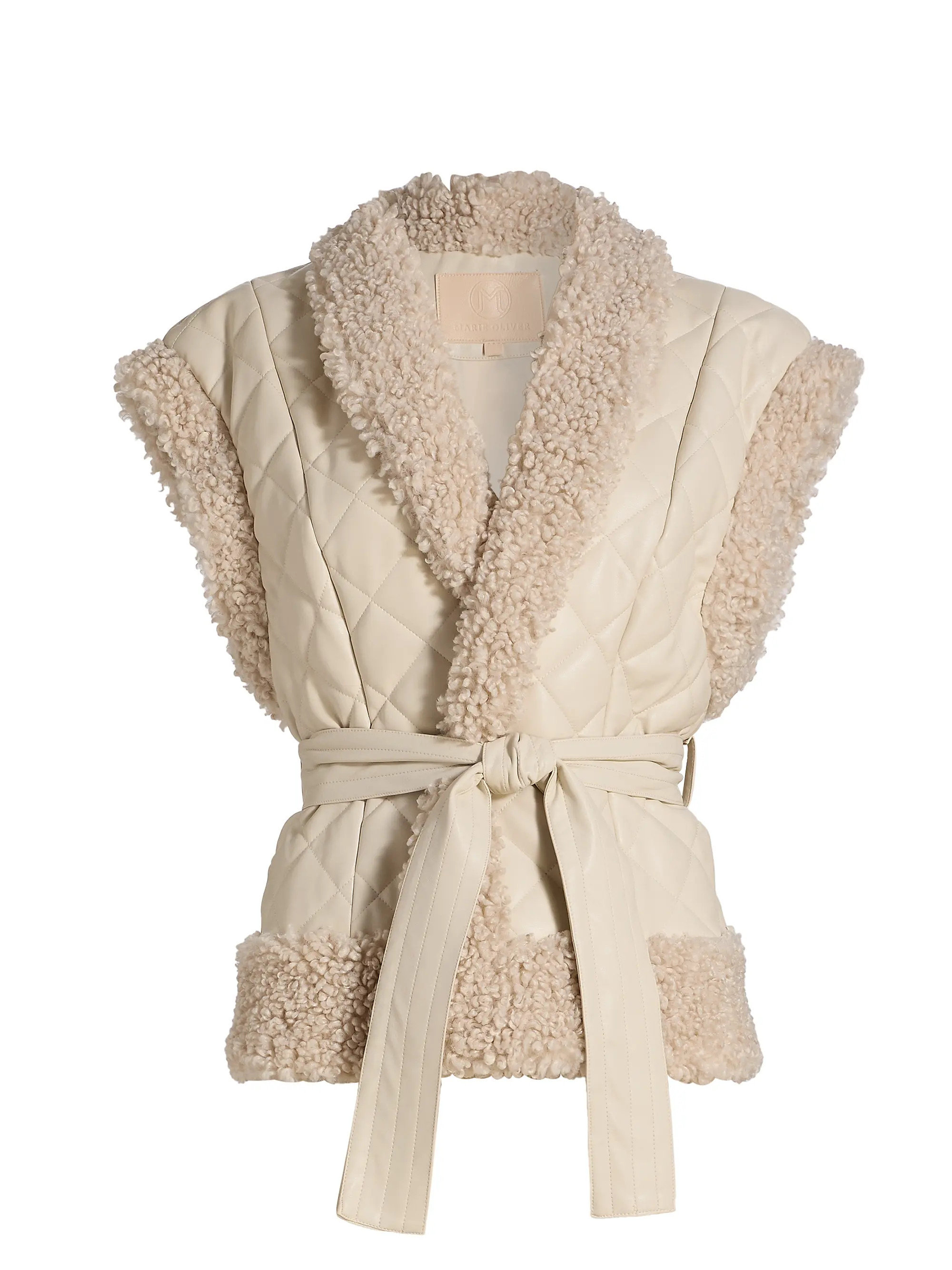 Beatrice Quilted Tie-Waist Vest | Saks Fifth Avenue