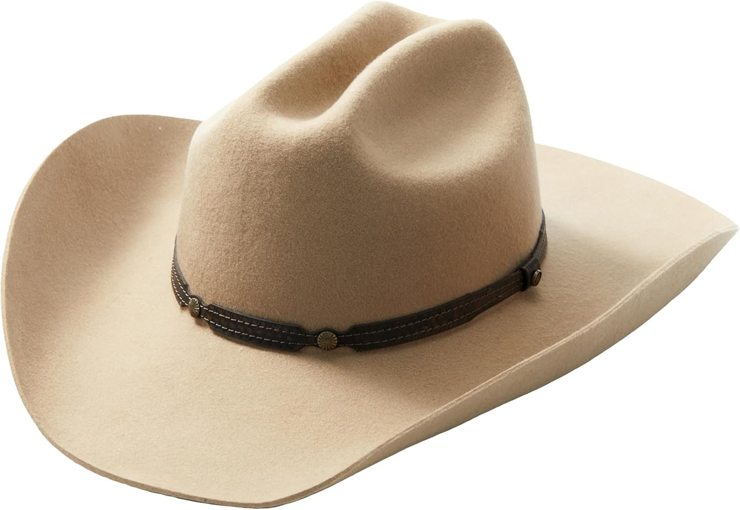 Windy Classic Wool Cowboy Hat, Wide Brim Felt Western Hat, Waterproof, Windproof, UPF 50+ Sun Pro... | Amazon (US)
