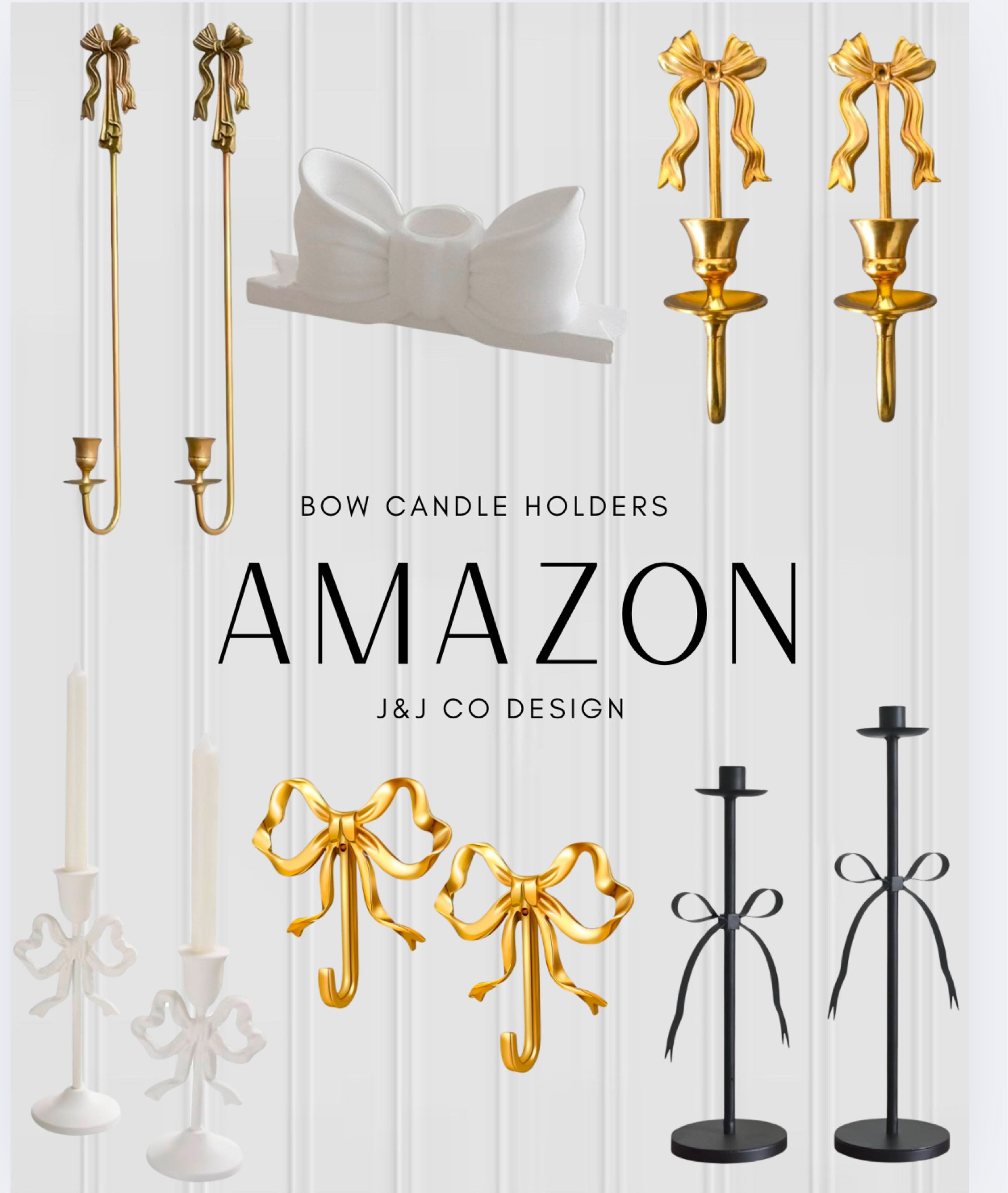 "Bow" everything is so popular right now, and candle holders is one of the it'ems you want! #candleholder #homedecor #romanticvibe #goldacessories #interiordesigntip #Amazonfinds

#LTKStyleTip #LTKHome #LTKGiftGuide
