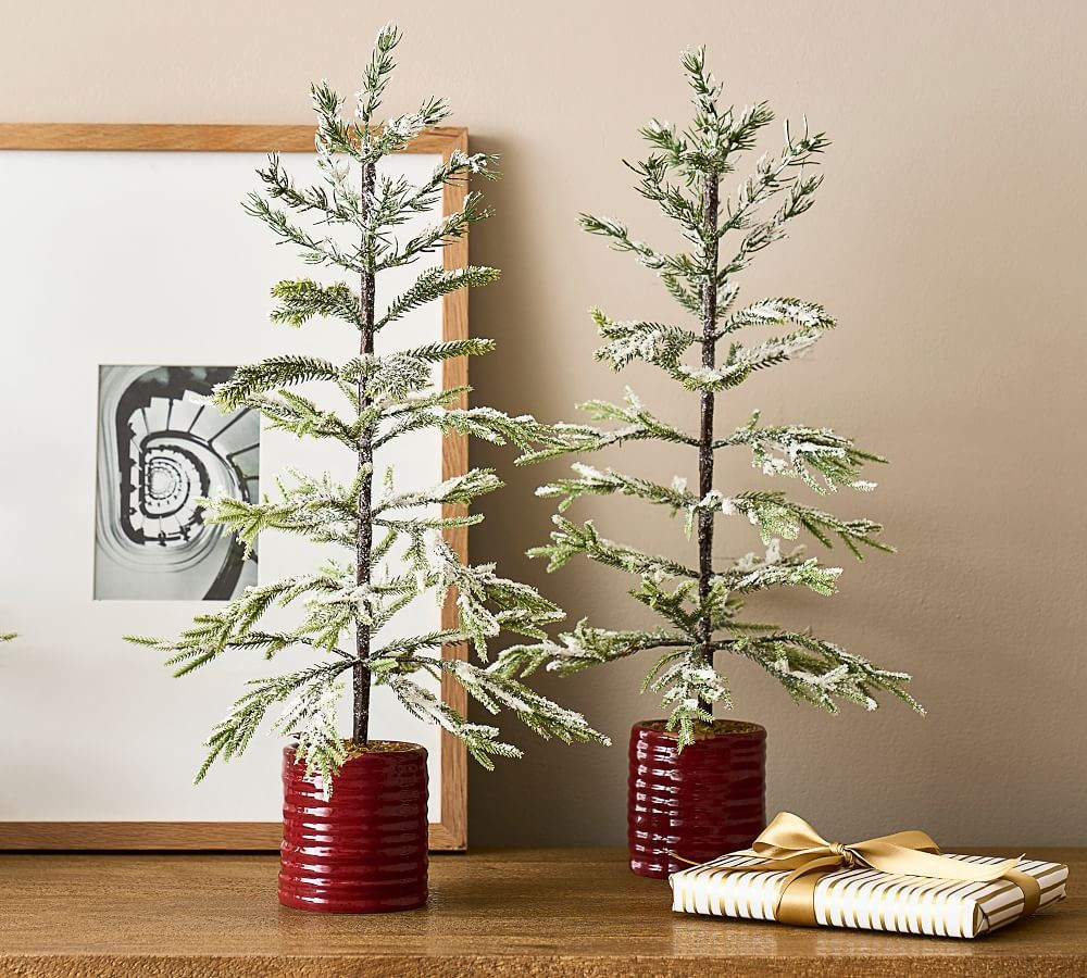 Mini Frosted Tree | Pottery Barn (US)