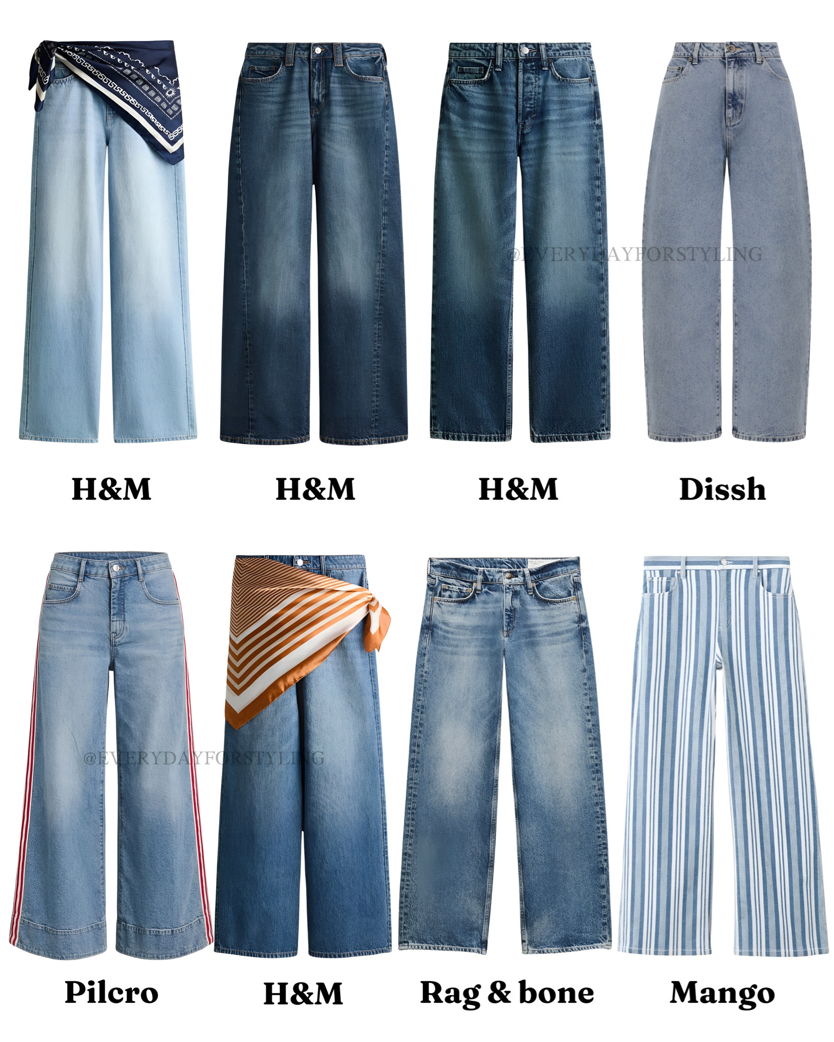 The jeans edit your summer wardrobe has been waiting for 🤍 

summer denim edit, wide leg jeans 2026, barrel fit jeans, best jeans for summer, scarf tied jeans styling, straight leg jeans women, grey denim trend, stripe wide leg trousers, H&M denim finds, Mango summer fashion, Rag and bone jeans, elevated casual style, quiet luxury denim, chic summer outfits women, affordable luxury fashion, what jeans to wear summer, denim edit under 100, summer wardrobe essentials, French girl denim style, denim trends women 2026, everydayforstyling

#WideLegDenimEdit, #SummerDenimStyle, #QuietLuxuryDenim, #DenimEditWomen, #ElevatedCasualLook

#LTKSeasonal #LTKTravel #LTKootd