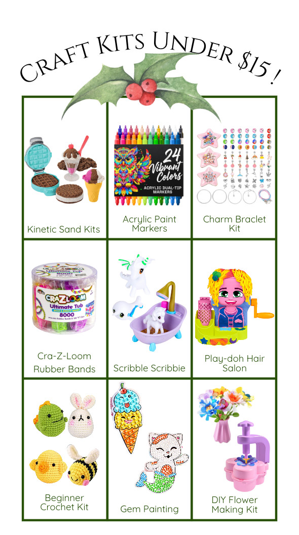 Looking for perfect gifts under $15? Check out these amazing crafts kits! 

 #LTKGiftGuide #LTKHoliday #LTKSaleAlert