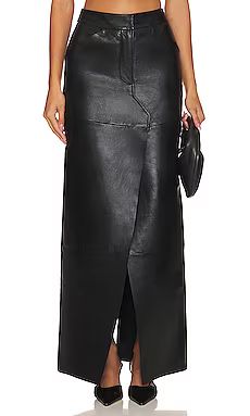 LAMARQUE Mariette Maxi Skirt in Black from Revolve.com | Revolve Clothing (Global)