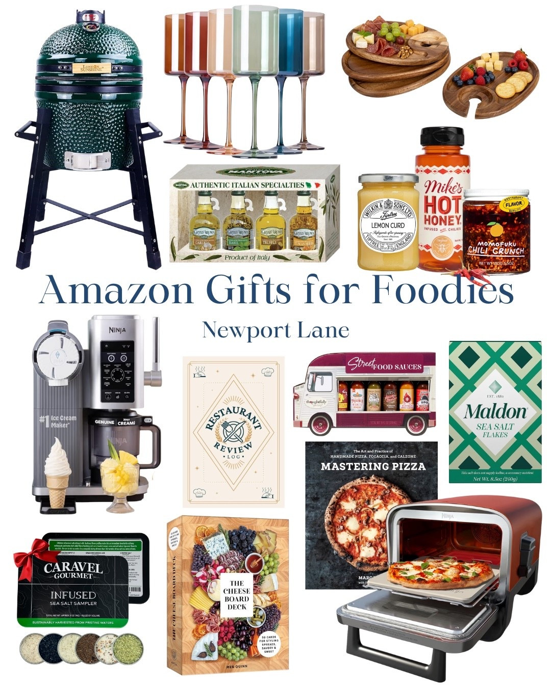Amazon gifts for foodies! Everything they need, from fancy cocktail glasses and charcuterie boards to must-have cookbook bibles and delicious spices and oils.
foodie gifts, home chef, kitchen finds, cookware, pizza maker, hostess with the mostess, herbs and spices, spice rack

#LTKGiftGuide #LTKSeasonal #LTKHome