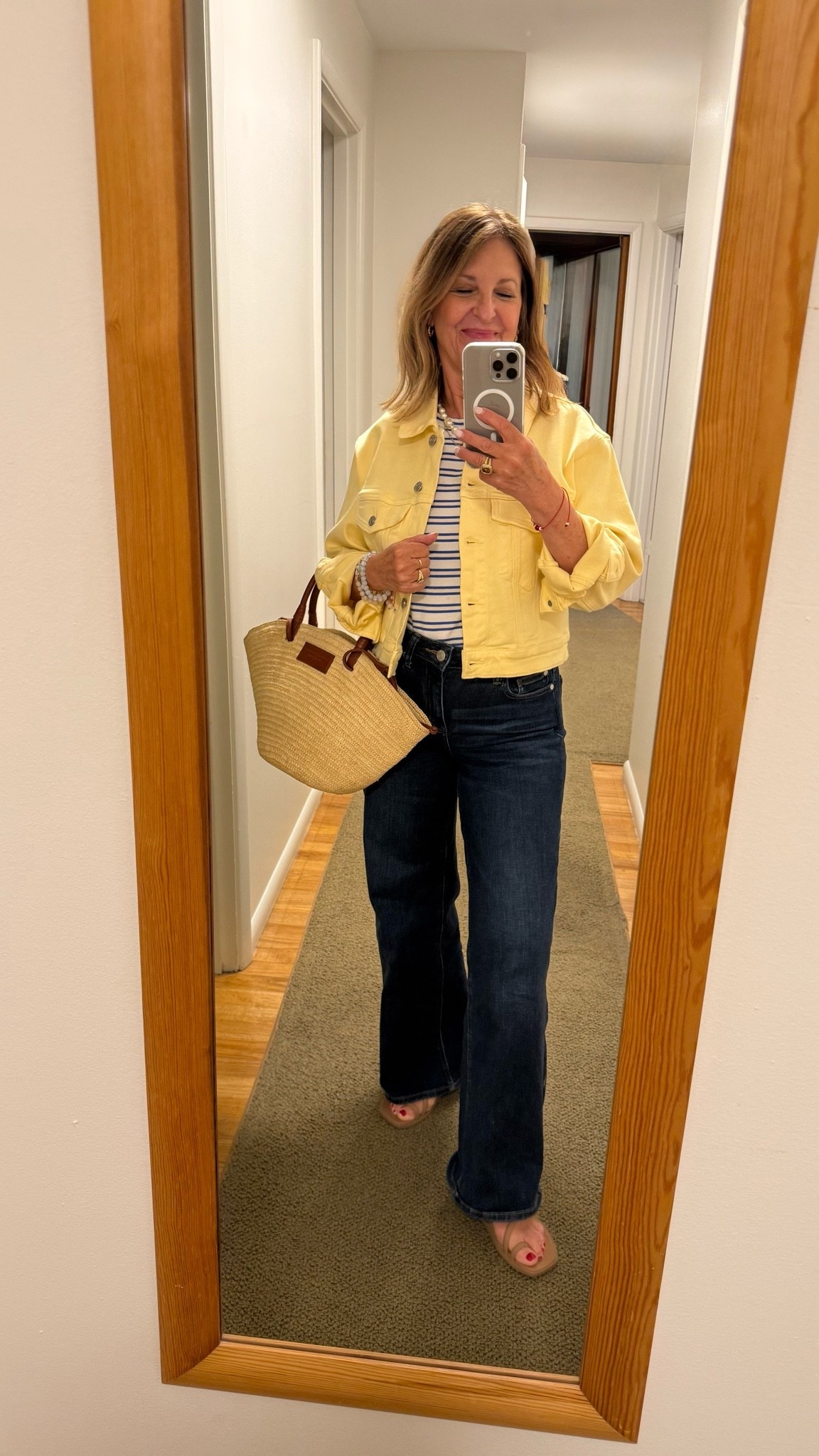 Evening outfit - with my grandkids. 

Quince jeans fit tts
Madewell t-shirt fits tts
Mavi jacket fits tts
Crocs are comfy & fit tts
Sezane bag ❤️

@Madewell @Crocs, Inc. @Quince @SEZANE

#LTKxMadewell #LTKootd #LTKOver40