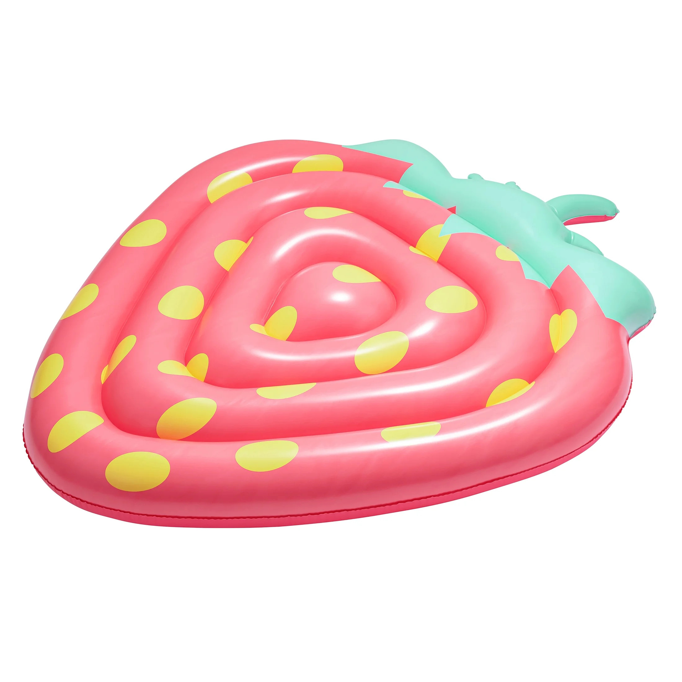Bluescape Red Strawberry Lounge, Inflatable Swimming Pool Float, Age 9 & up, Unisex | Walmart (US)
