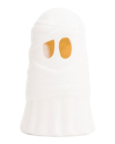 Led Ceramic Mummy Ghost | TJ Maxx