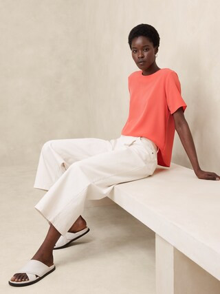 Classic Crew-Neck T-Shirt | Banana Republic Factory