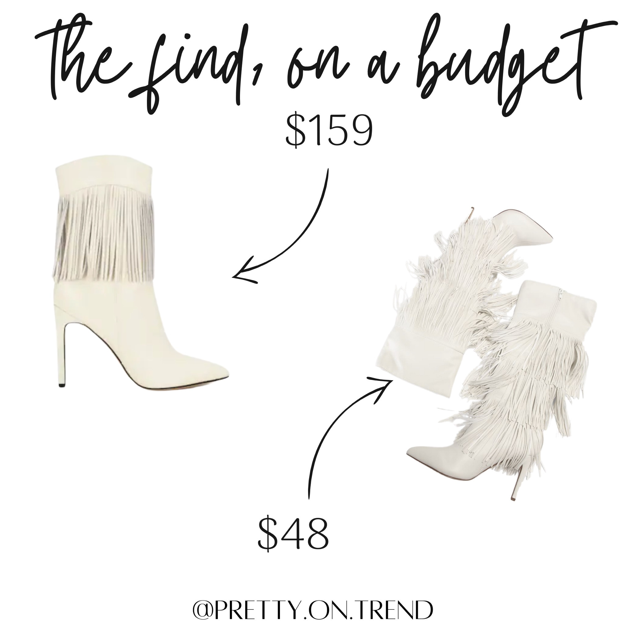 Fringe boots. The find and on a budget 

#LTKSeasonal #LTKshoecrush #LTKHoliday