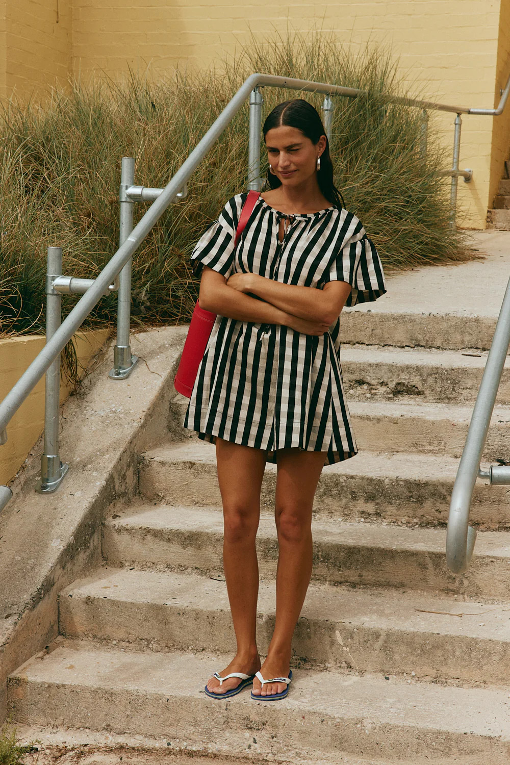 Quinn Mini Dress Black Check | VRG Grl
