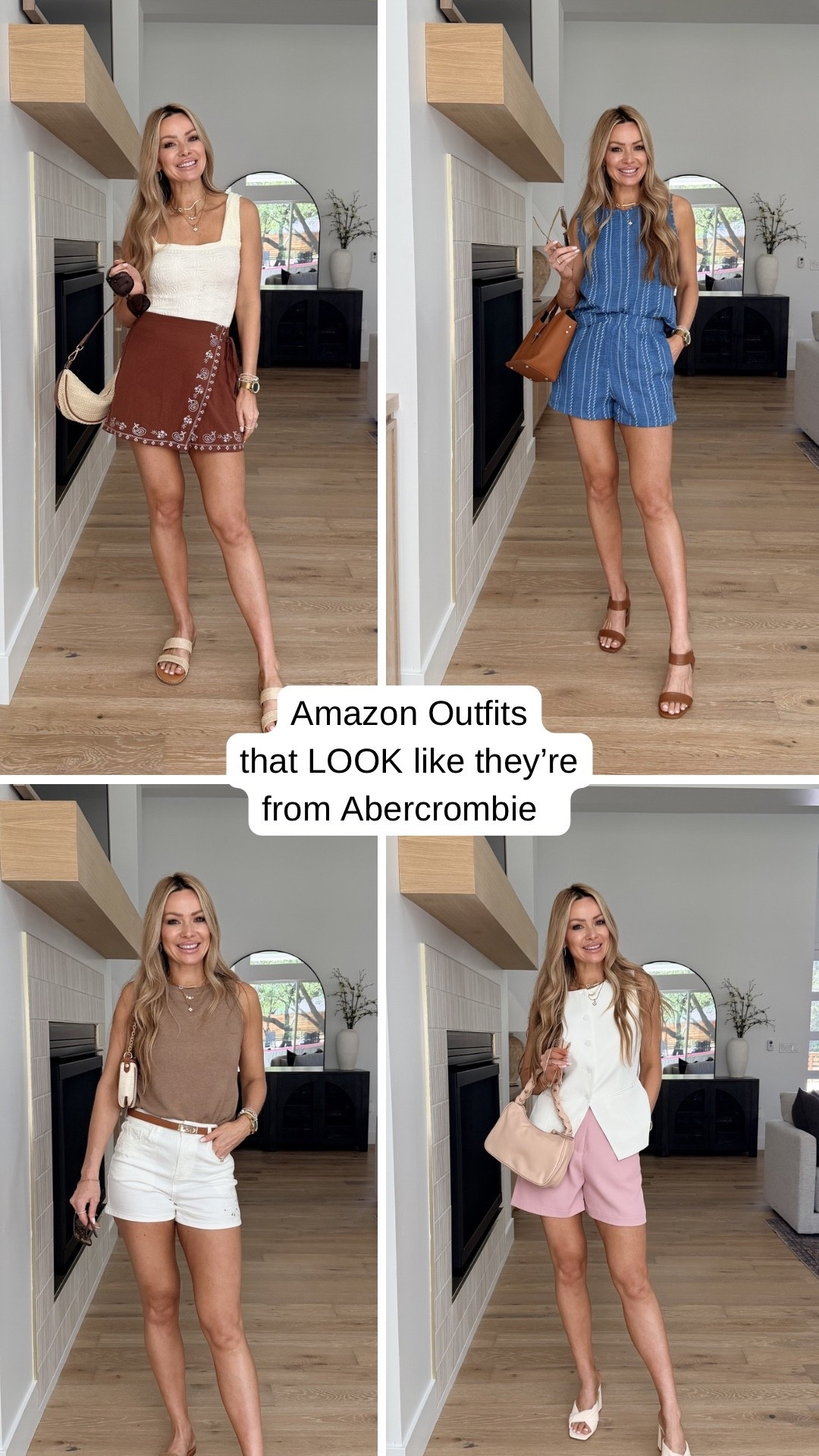 Amazon warm weather outfits you’ll reach for on repeat 🤍☀️ comment AMAZON and I’ll send you the details 

Easy summer outfit ideas with elevated basics—lightweight rompers, neutral tanks, denim shorts, and breezy matching pieces that make getting dressed feel effortless. Think flattering fits, breathable fabrics, and those neutral chic tones that go with everything.

Perfect for everyday outfits, vacation style, casual summer looks, and busy mom days when you still want to look put together.

#AmazonOutfits #AmazonFashion #SummerOutfits #WarmWeatherStyle #NeutralChic 