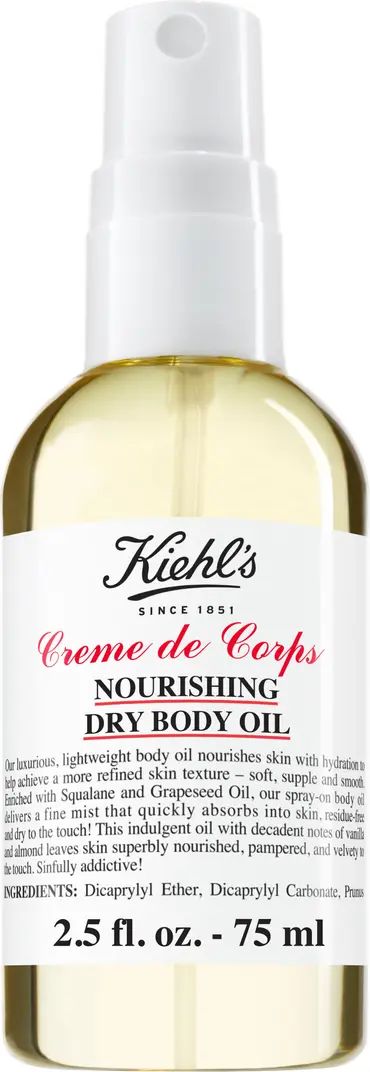 Kiehl's Since 1851 Creme de Corps Nourishing Dry Body Oil | Nordstrom | Nordstrom