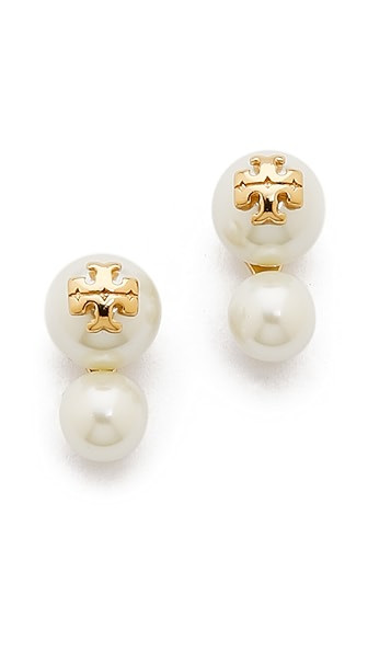 Evie Double Stud Earrings | Shopbop