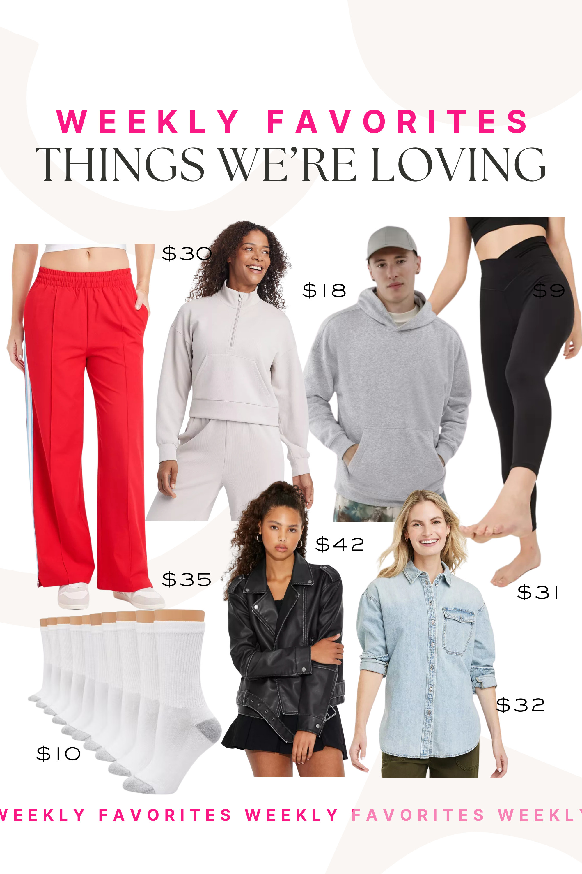 Our favorites from the past week! These sweaters and jackets are a must for the winter! 

weekly favorites, target sweatpants, target finds, walmart fashion 

 #LTKSeasonal #LTKFindsUnder50 #LTKFindsUnder100