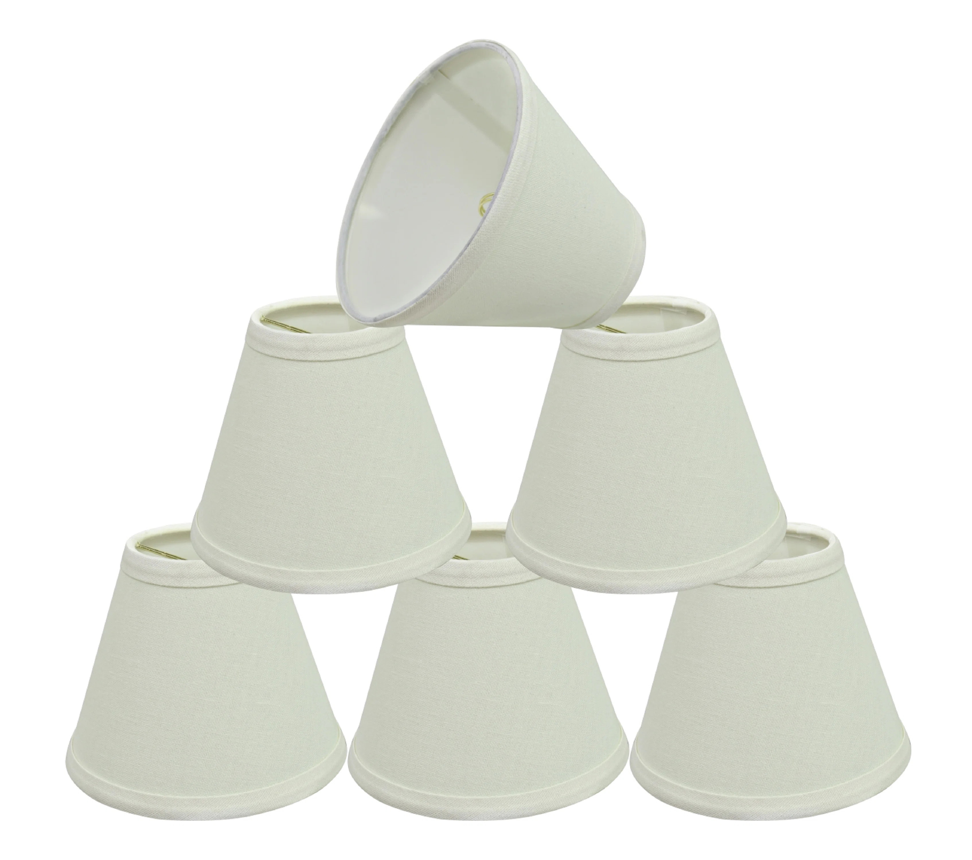 5" H Linen Empire Candelabra Shade ( Clip On ) | Wayfair North America