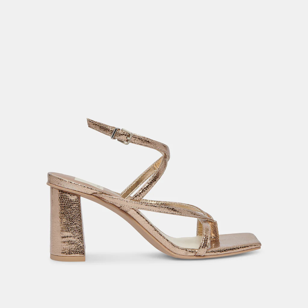 PAROO HEELS DARK GOLD STELLA | DolceVita.com