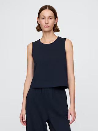 Organic Cotton Heavyweight Cropped Shell Tank Top | Gap (US)