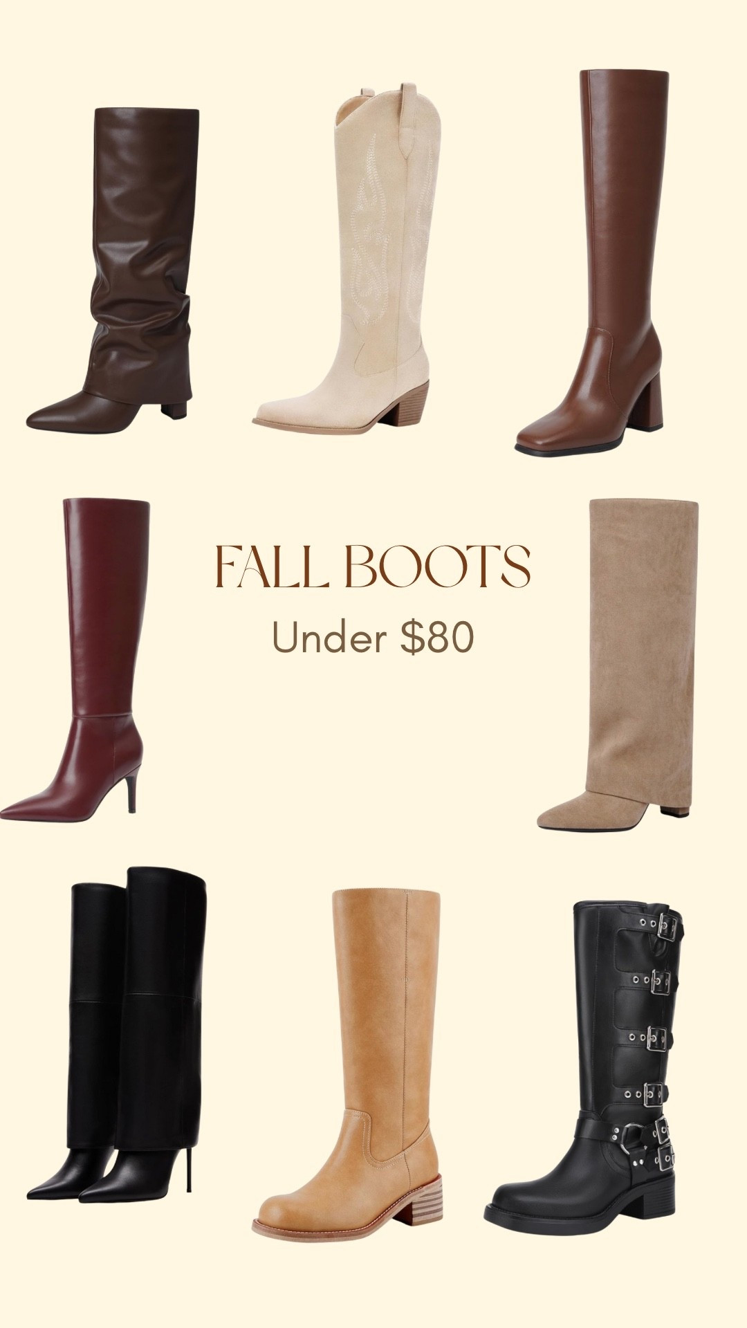I found so many amazing fall boots on amazon!! All of these knee high boots are under $80 too! 🤎 

(Fall boots, boots style, affordable boots, fall shoes, amazon fashion finds) 

#LTKShoeCrush #LTKFindsUnder100 #LTKStyleTip