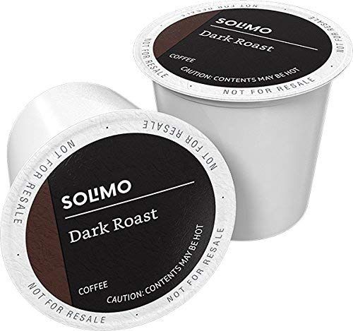 Amazon Brand - 100 Ct. Solimo Dark Roast Coffee Pods, Compatible with Keurig 2.0 K-Cup Brewers | Amazon (US)