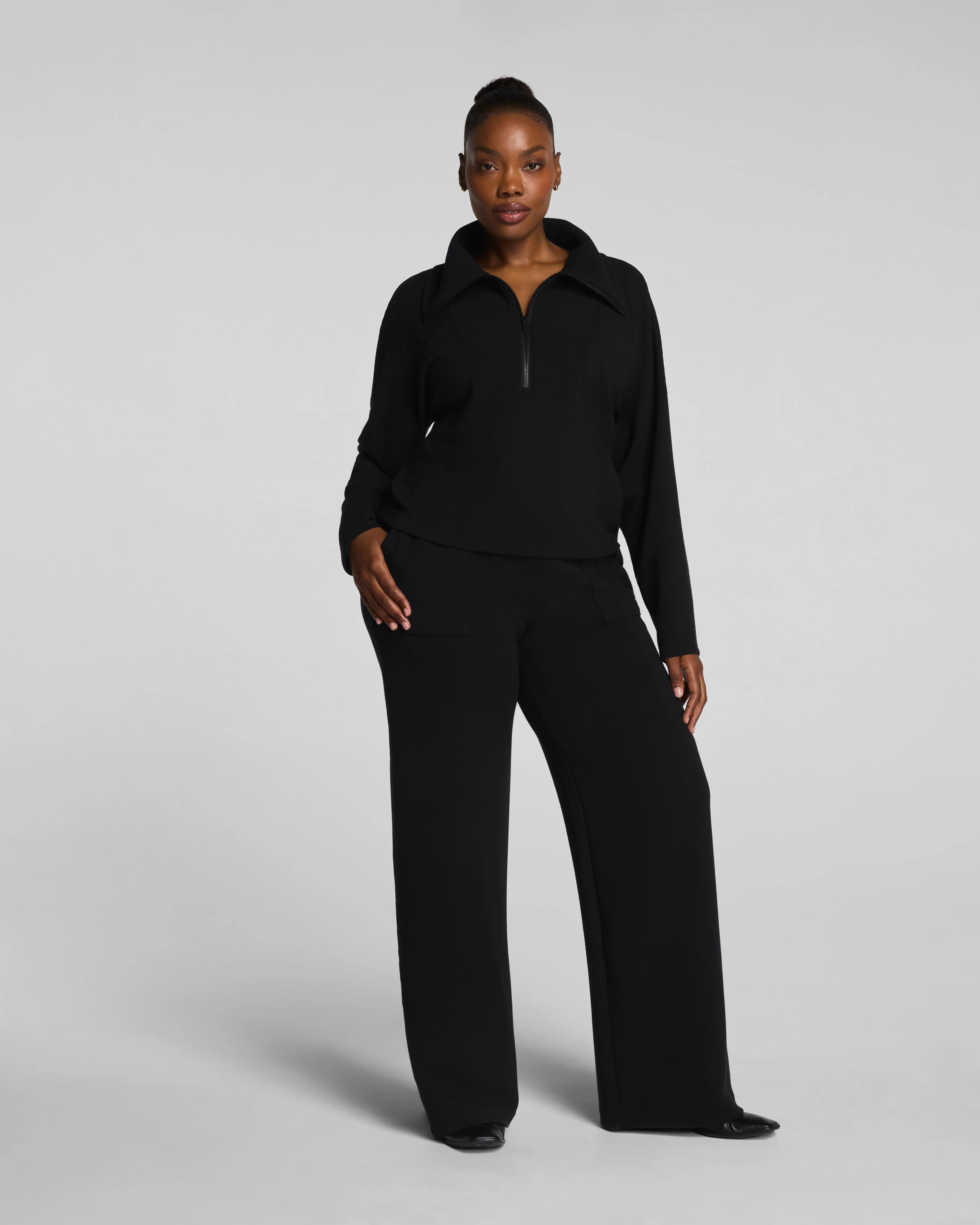 SPANX AirEssentials® French RibWide Leg Pant | Spanx