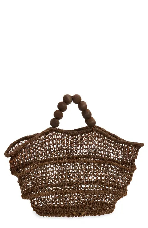 POOLSIDE The Comporta Straw Tote in Cocoa at Nordstrom | Nordstrom
