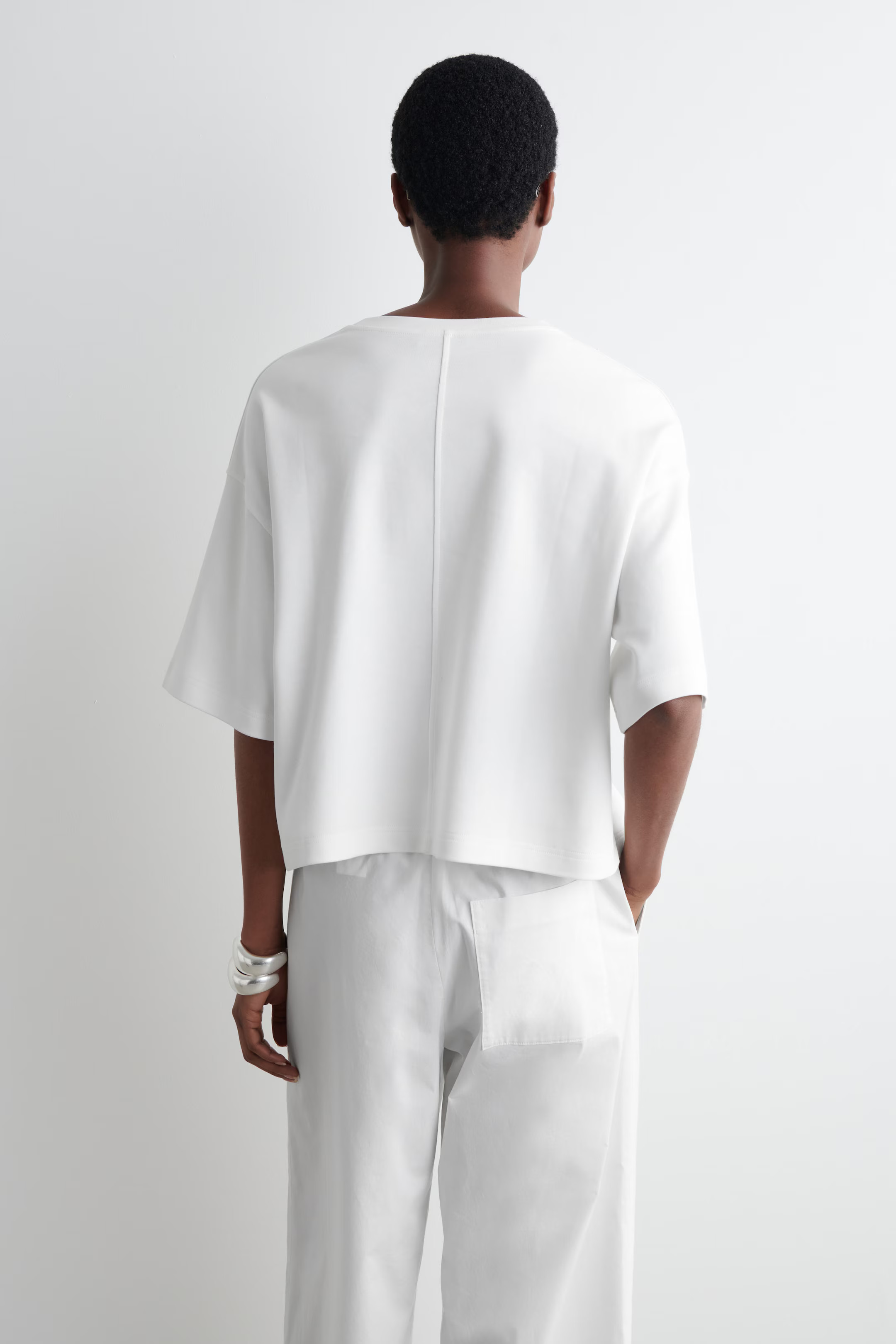 OVERSIZED BOXY T-SHIRT - WHITE | COS UK