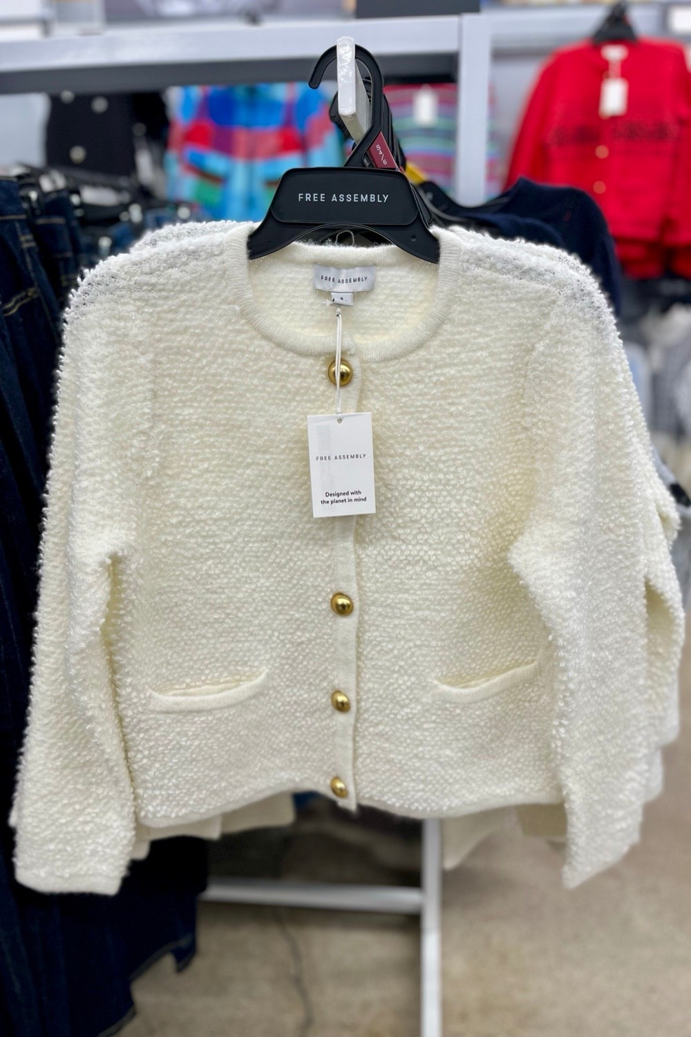 White cozy cardigan with pockets at Walmart. 

#LTKSeasonal #LTKWedding #LTKFindsUnder50
