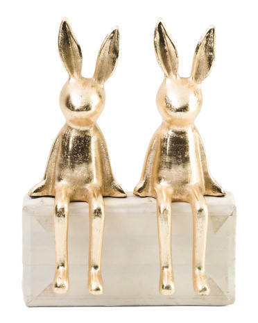 Set Of 2 Sitting Bunnies | Easter | Marshalls | Marshalls