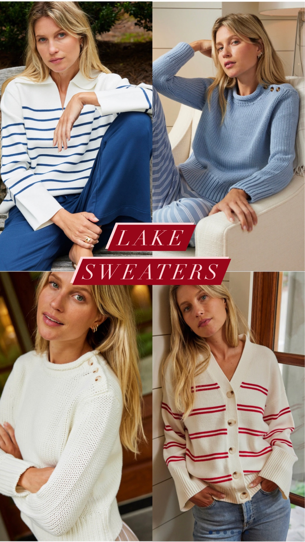 Lake sweaters. Great gifts! 

#LTKSeasonal #LTKHoliday #LTKGiftGuide