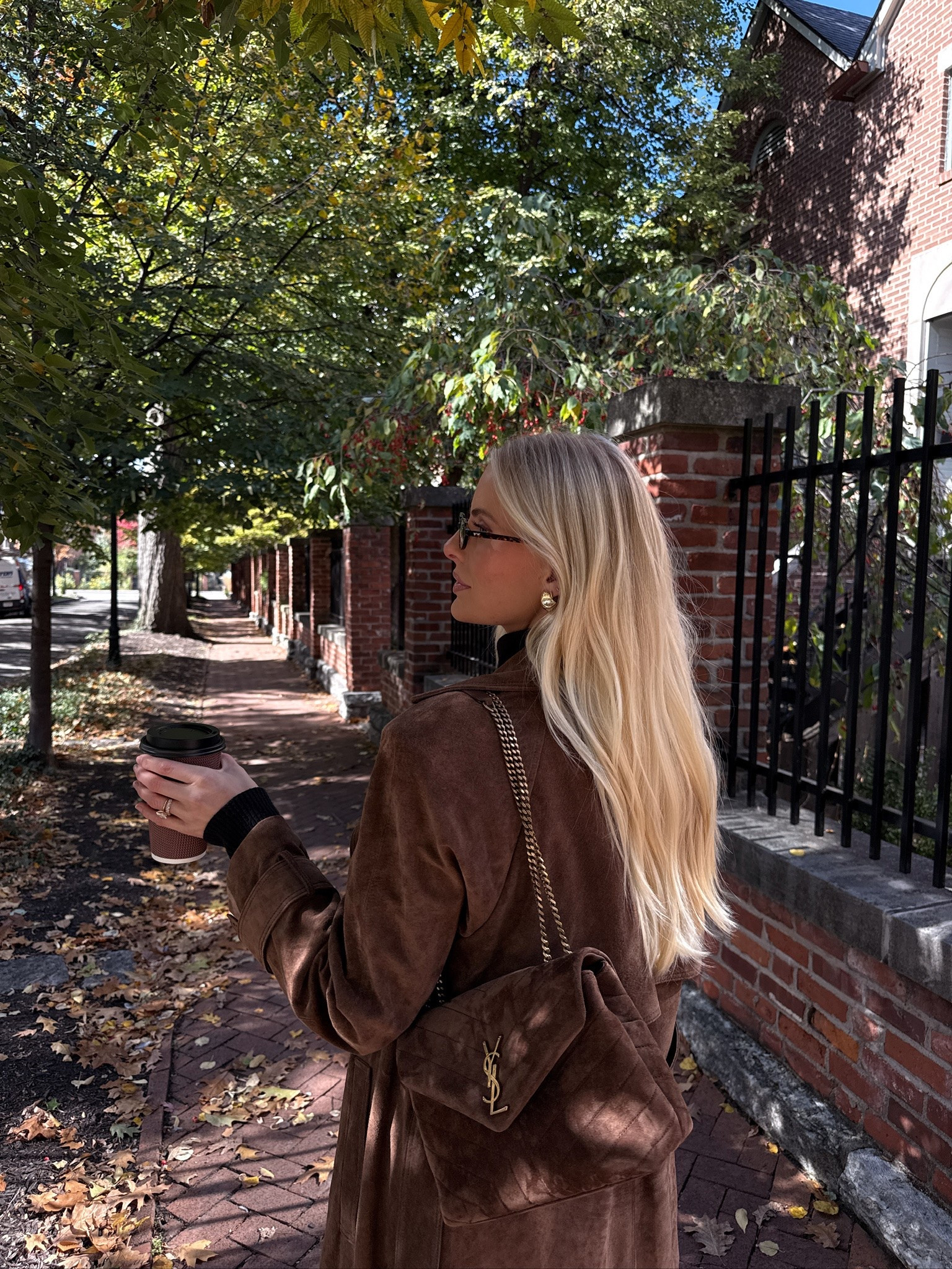Wearing a s/m in the suede trench (color is coco). The coat is $$$$ so linking similars!! 26 in jeans, boots are tts! Linking similar black turtlenecks! Exact glasses are “baby” glasses from Bonnie Clyde.
#kathleenpost

Fall fashion, fall outfit, suede, trench coat, fall coat, fall jacket, browns#LTKStyleTip

#LTKSeasonal

#LTKootd #LTKdayinmylife