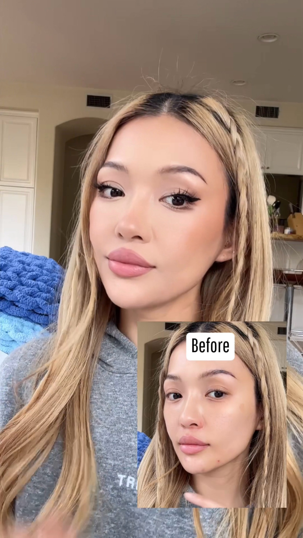 How I color correct and only wear concealer ✨@thesaem.official concealers are my current go-tos and here’s why:

Lightweight, creamy consistency, super easy to blend
Highly pigmented, great coverage
A little goes a long way
Affordable ($18.99 for the bundle)
Non-comedogenic, does NOT make my sensitive acne-prone skin breakout 
has SPF 28 PA++
has a variety of shades to perfect match your skin tone. 

If you’ve been looking for a good concealer, you need to try these!

Products used:
🎀The Saem Triple Pot Concealer (01)
🎀Cover protection tip concealer (2.5 & 2.25)

#concealer #koreanmakeup #concealertutorial #colorcorrection #creaseless #thesaem #thesaemconcealer