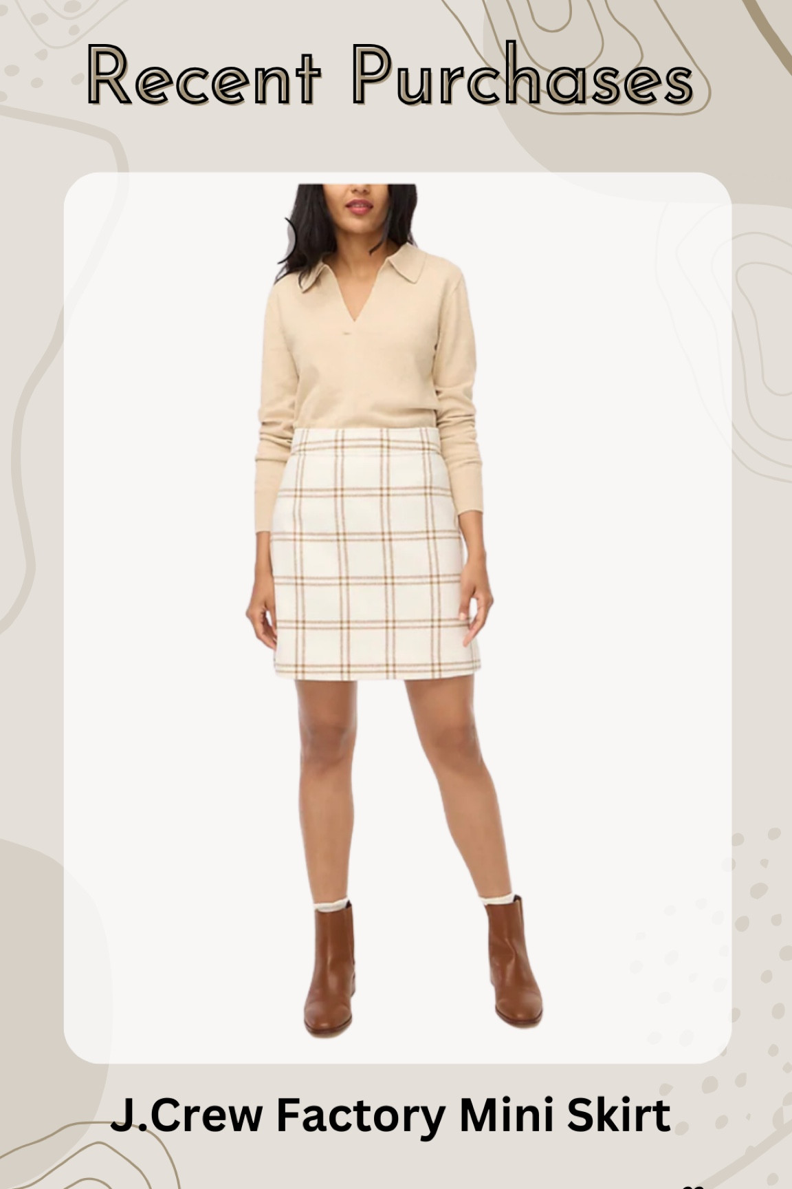 Recent Purchases - J Crew Factory plaid mini skirt

LTKunder100 / LTKunder50 / LTKstyletip / LTKworkwear / j crew / j crew factory / j crew finds / plaid mini skirt / mini skirt / fall skirt / fall mini skirt / plus size plaid mini skirt / plus size mini skirt / plus size skirt / plus size fall outfit / plus size fall skirt / fall outfit / fall outfits / outfit inspo / fall outfit inspo / fall fashion / sale / sale alert 

#LTKsalealert #LTKplussize #LTKSeasonal