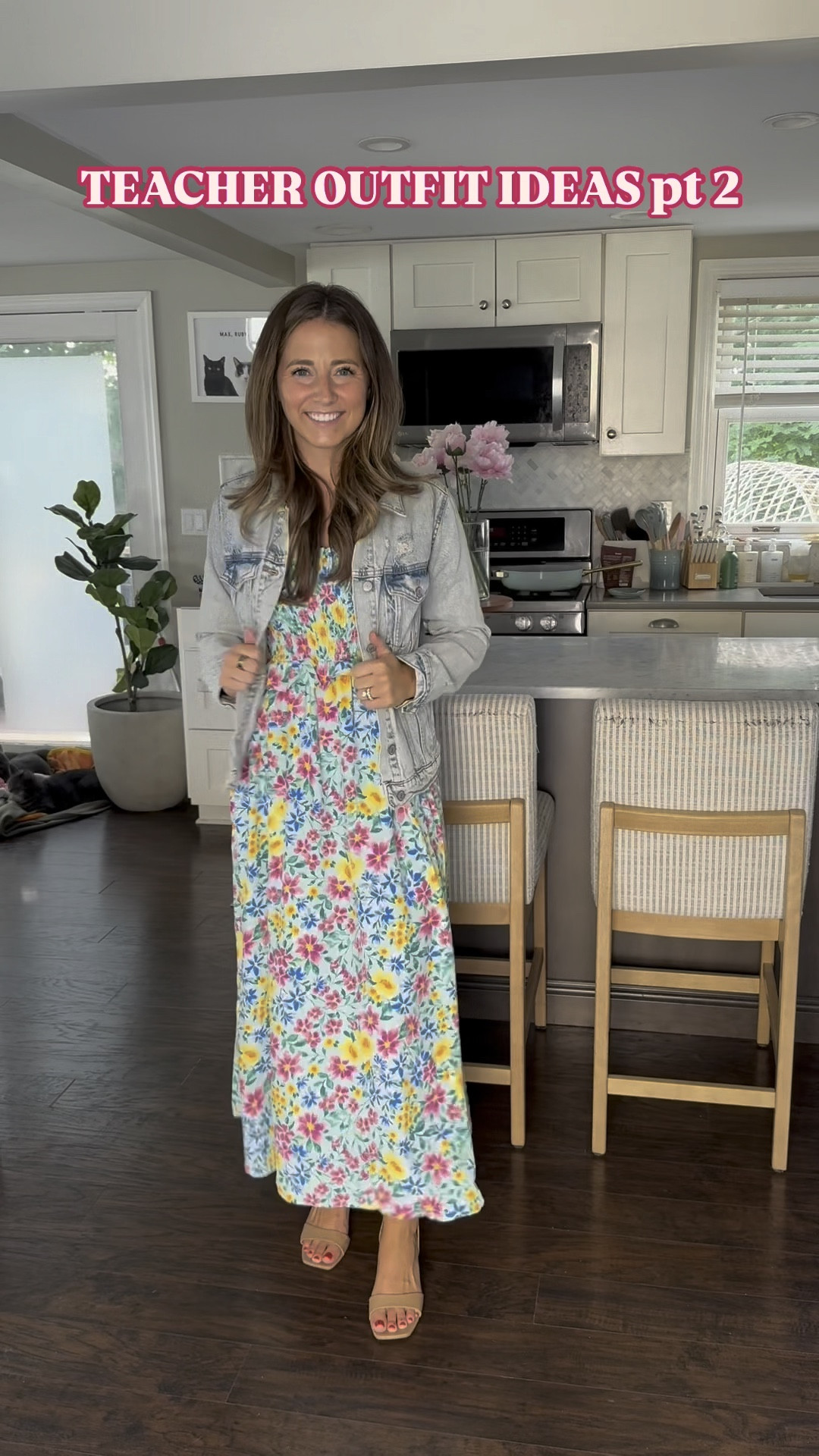 Another round of teacher outfits and most of these are ON SALEEEE 🤩 I’m telling you - if you’re a teacher & can’t wear jeans, these pixie pants are your next best option - they’re SO comfy, easy to move in and they’re super affordable!! 

Sizing-
Dress - size small (50% off!)
Denim jacket - sized up to M (on sale!)
Pixie pants - size 2 (could size up)
Flannel - size small 
Sweater blazer - size small 
Sweater tank - size small 
All shoes - tts 

#LTKSaleAlert #LTKFindsUnder50 #LTKFindsUnder100