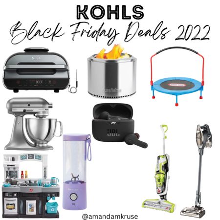 Gift guide.
Kohls Black Friday deals.
Gifts for her.
Home gifts.
Kitchenaid mixer.
Trampoline.
Shark vacuum.
Cordless vacuum.
Okay kitchen.


#LTKCyberweek #LTKGiftGuide #LTKsalealert