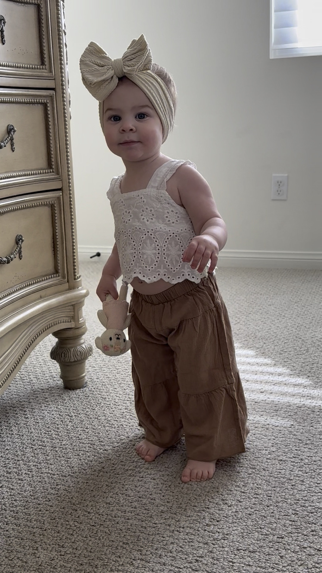 The cutest little set for baby girl 🤍👶🏼 This is from Reverie Threads but I found the exact set on Amazon 👍🏼 I die for the crop top and wide leg pants 😍 true to size 

Baby girl outfit, baby girl spring outfit, baby girl summer outfit, baby girl beach vacation style

#LTKFindsUnder50 #LTKStyleTip #LTKBaby