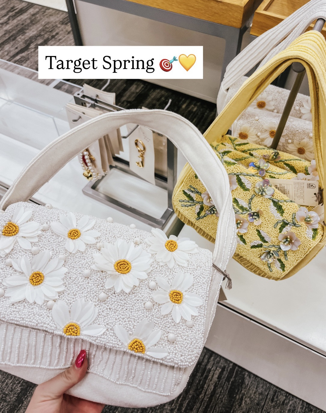 Target Spring finds 🎯💛 Trendy beaded handbags for spring and cute and comfy loungewear pants. 


#LTKselfcare #LTKTravel #LTKSeasonal