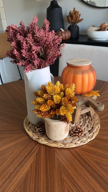 Fall Centerpiece for Dining Table #falldecor #falldecorating 

#LTKhome #LTKSeasonal #LTKstyletip