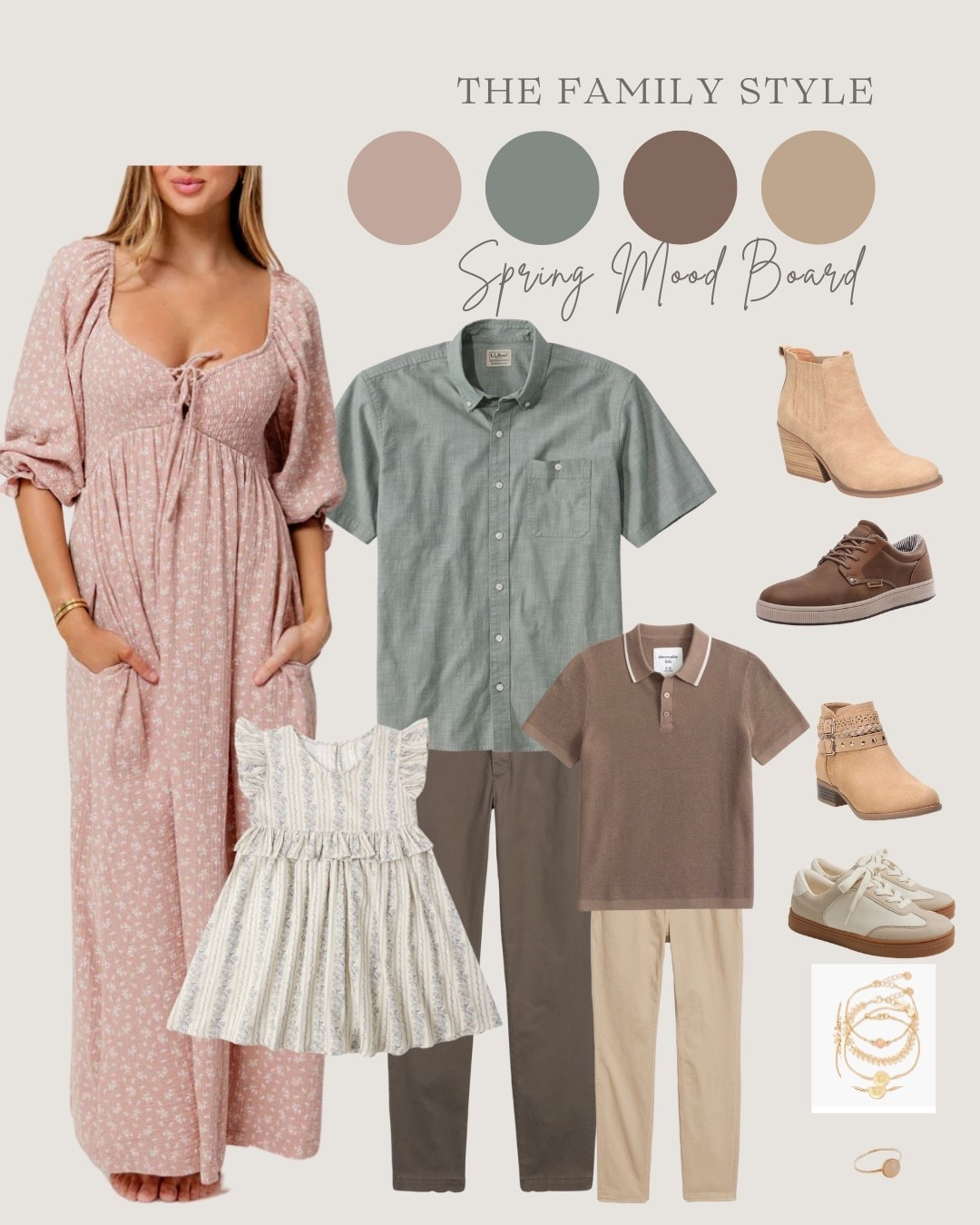 Hello spring. Time to start planning those family photos outfits! Follow along for all things spring family styling. ✨