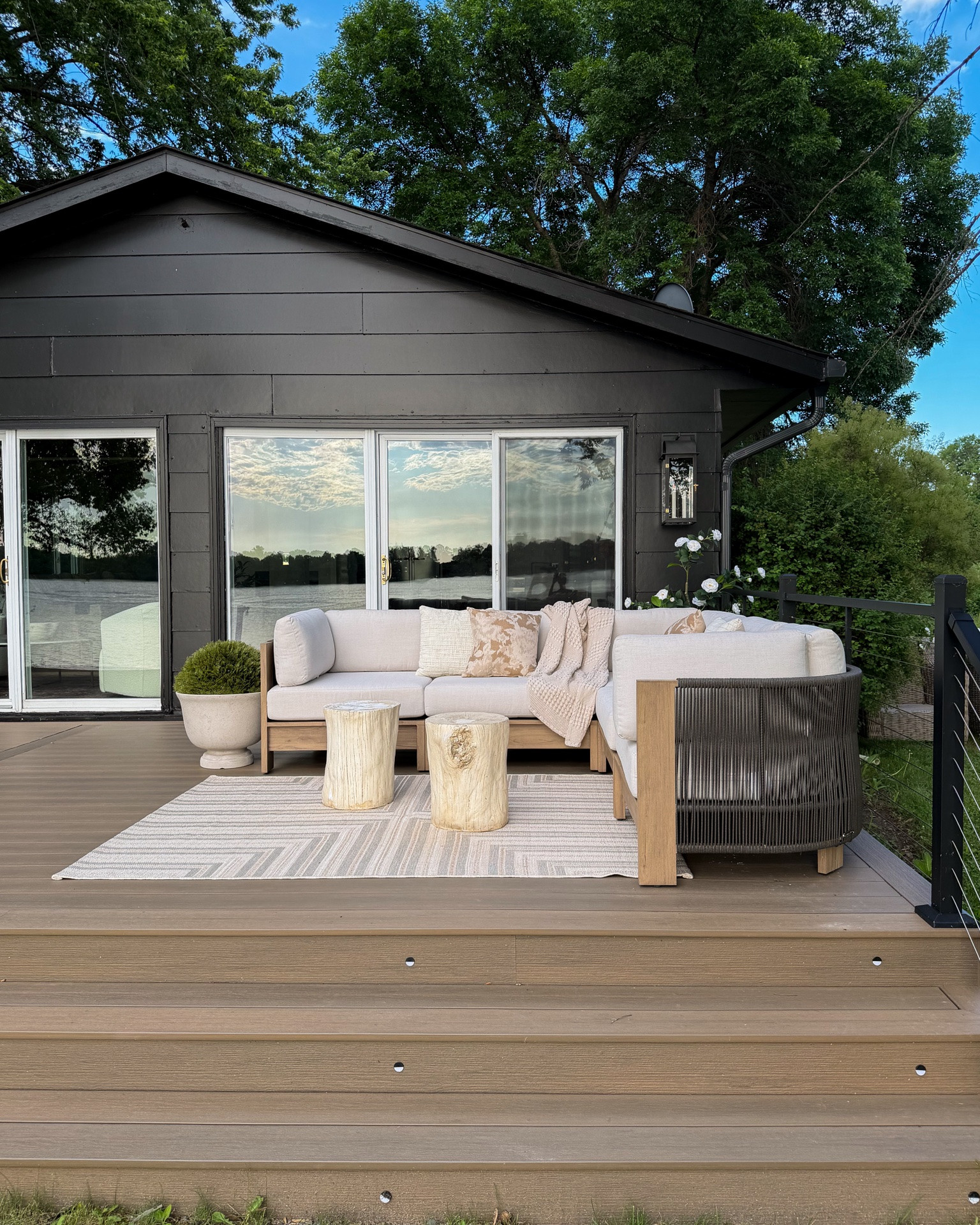 DECK REVEAL!✨
This project has been such a labor of love and it’s so rewarding to see it brought to completion with furniture & decor!

#LTKHome #LTKSeasonal #LTKSaleAlert