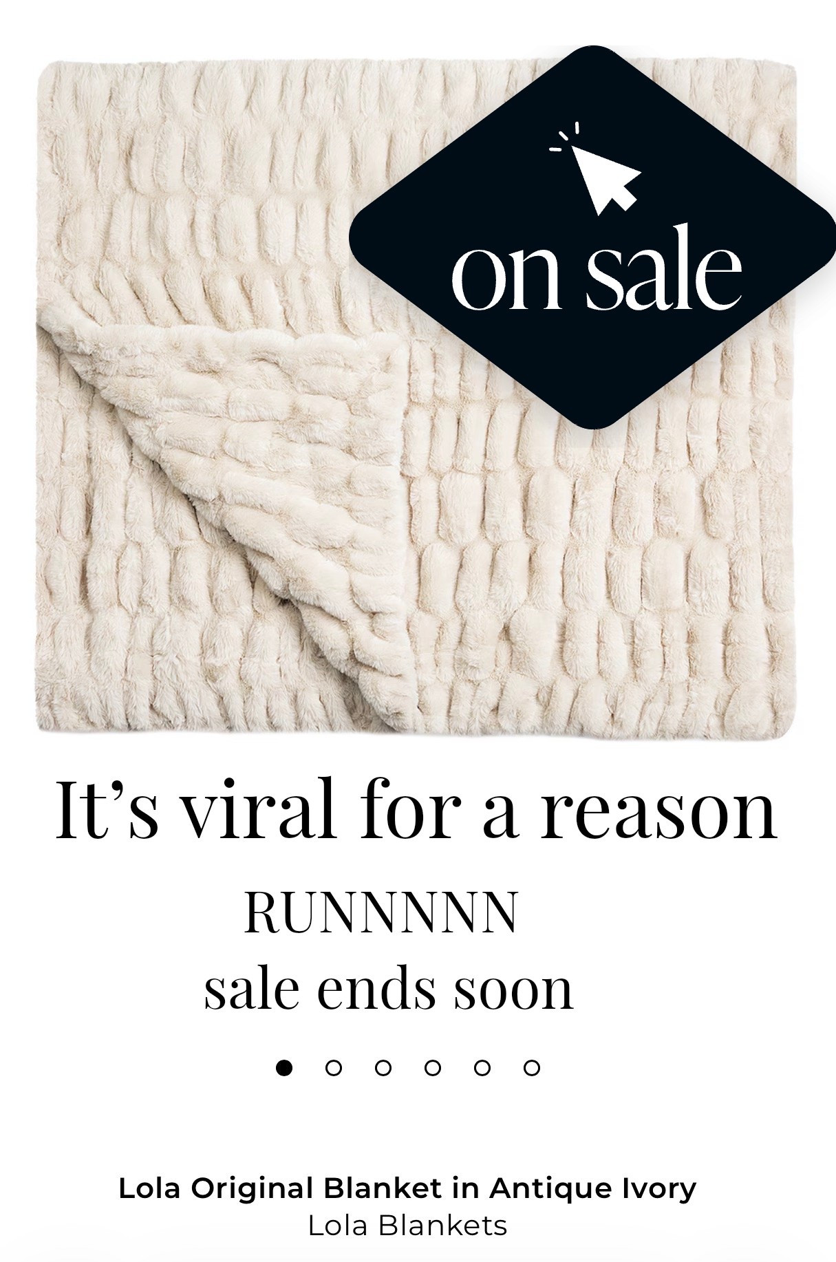 This Lola Blanket is viral for a reason. Get it while it’s 50% off right now 🥰

#LTKSaleAlert #LTKHome