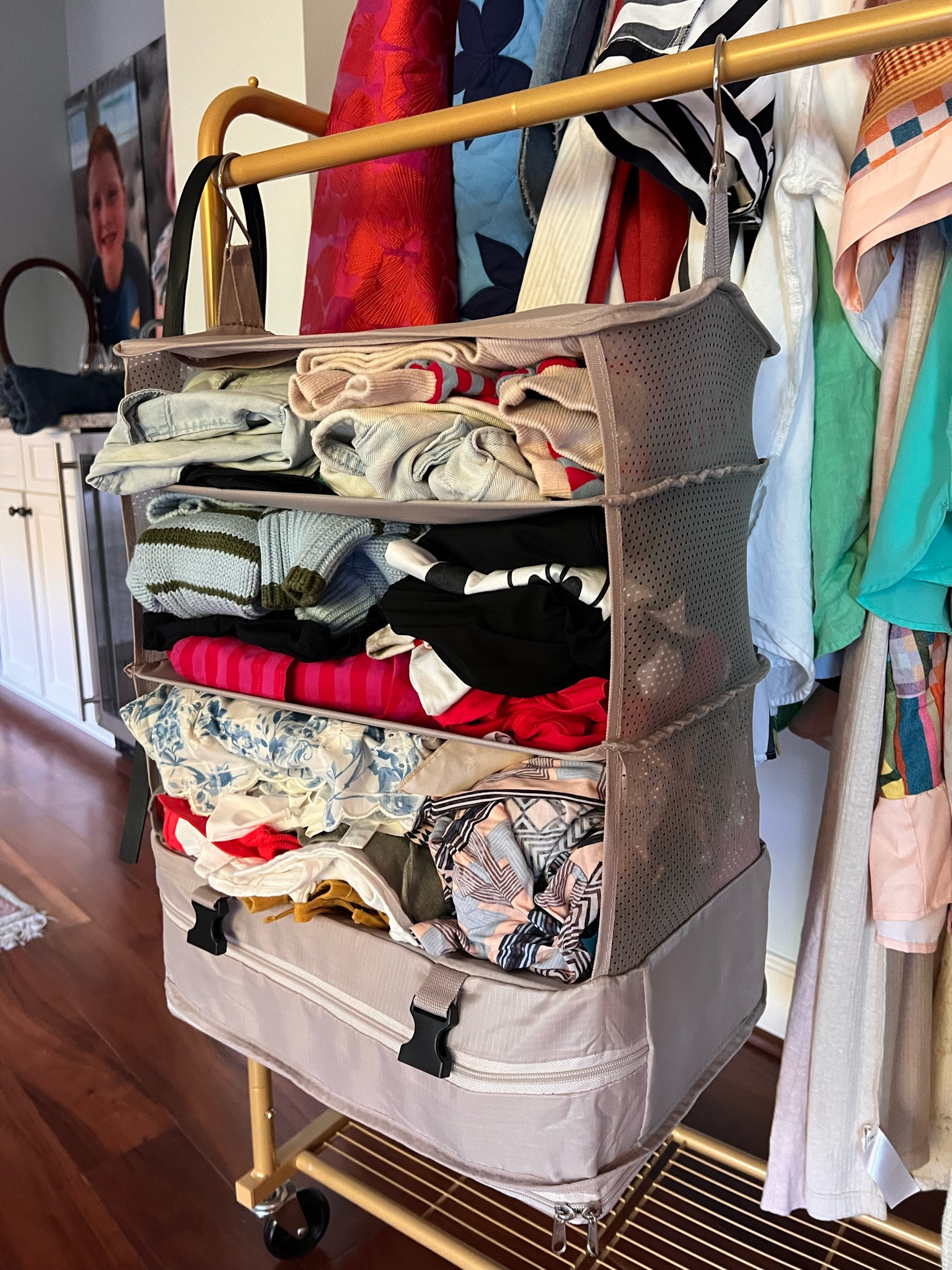 The best packing cube I’ve ever traveled with. Fits entire 5 days worth of cool and warm weather clothing for Disney! Great gift idea for any travel friend or family  members. Hanging closet organizer  

#LTKGiftGuide #LTKTravel #LTKFamily