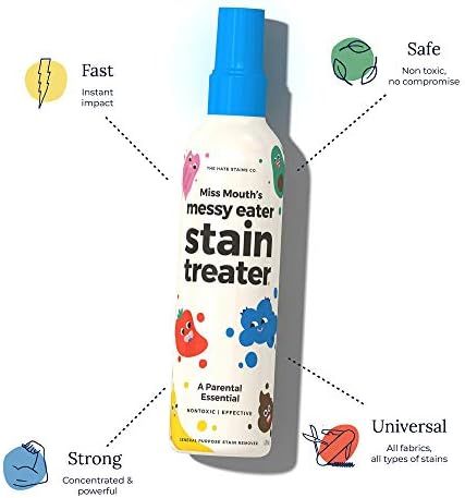 Hate Stains Co. Stain Remover for Clothes - Non-Toxic Laundry Stain Remover Spray for Baby & Kids -  | Amazon (US)