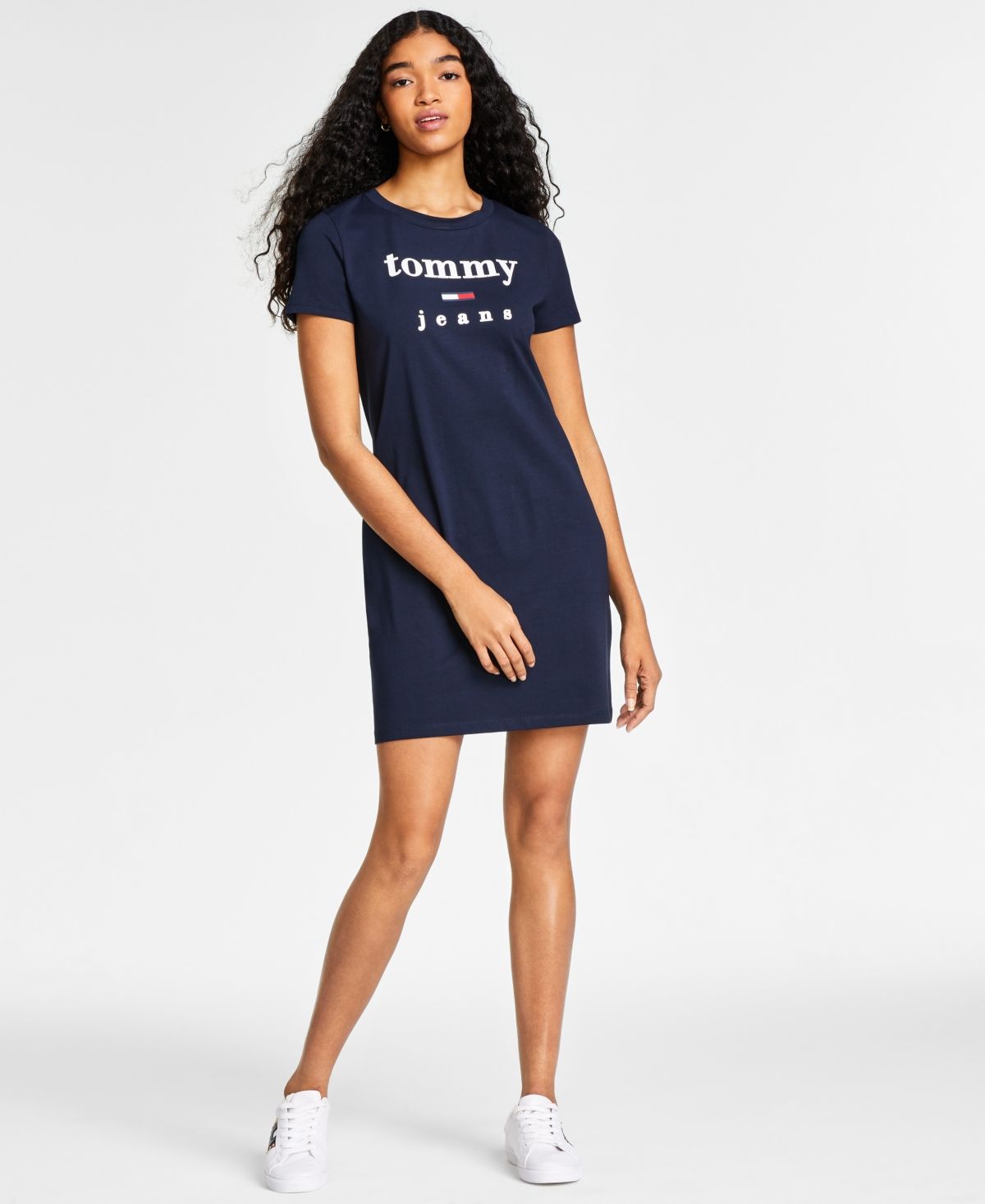 Tommy Jeans Logo T-Shirt Dress | Macys (US)