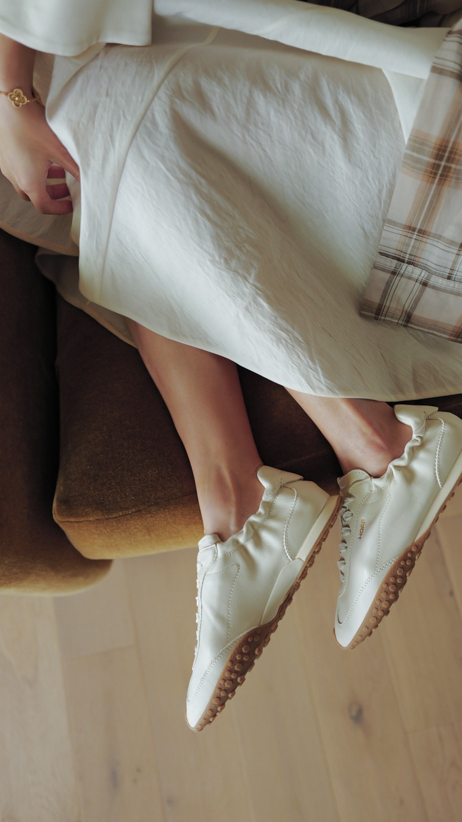 Nappa leather sneakers 🤍

#LTKootd #LTKmomlife