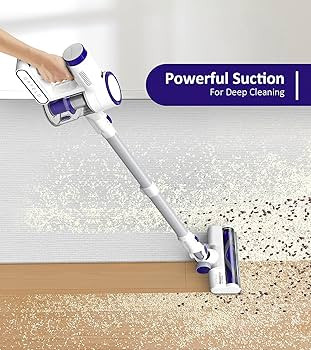 ORFELD Cordless Vacuum Cleaner, 30KPa Powerful Stick Vacuum, 50 Min Runtime Vacuum Cleaner for Ho... | Amazon (US)