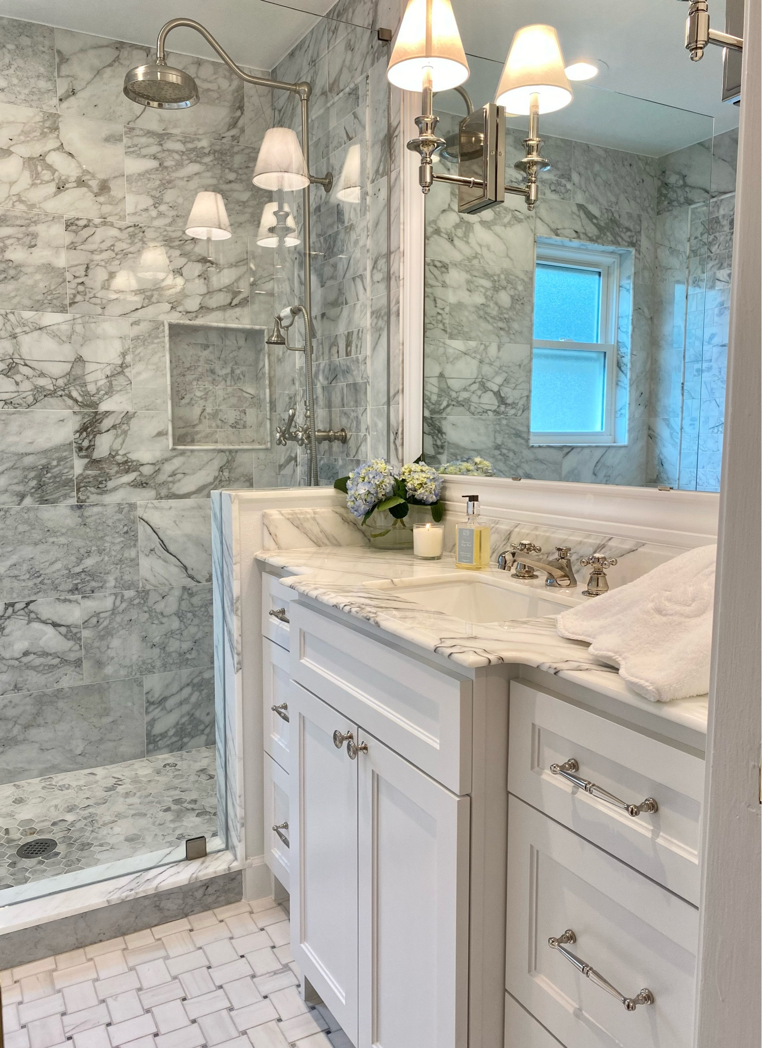 Bathroom details! 

I went with polished nickel for the finishes! 

#LTKhome #LTKstyletip