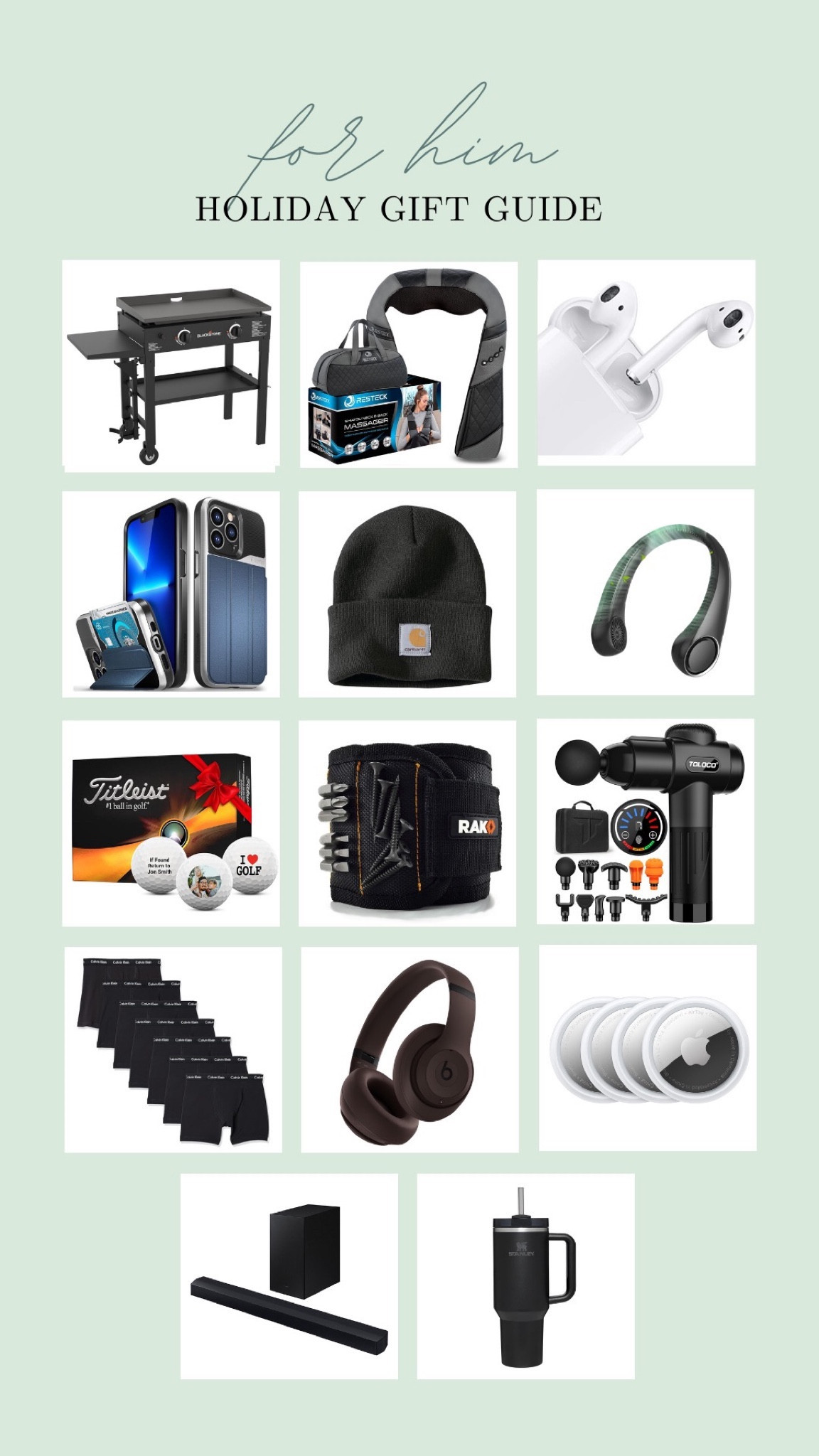 My favorite holiday gift ideas for him!

#LTKHoliday #LTKGiftGuide #LTKSeasonal