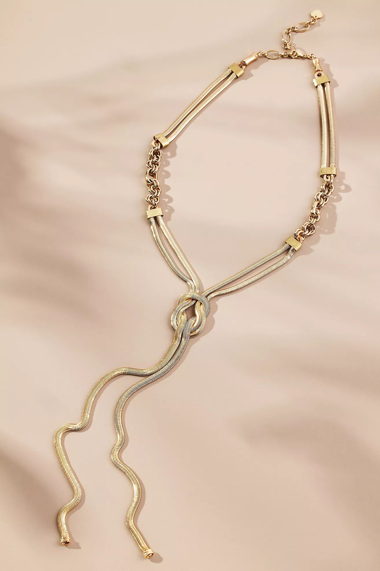 Knotted Lariat Necklace | Anthropologie (US)